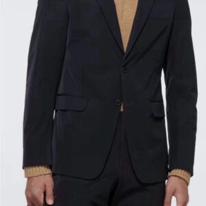 Prada Navy Blue Men's Blazer 48